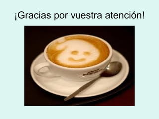 ¡Gracias por vuestra atención!
 