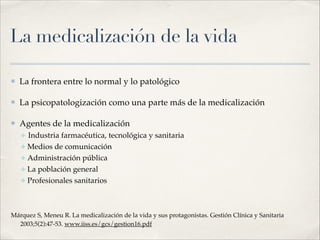 Psicopatologización de la Vida (por Alberto Ortiz Lobo) Slide 3