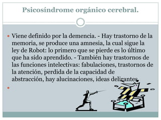 Reacción exógena de Bonhoefer.