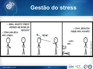 Gestão do stress
47Carina Mano | 2014
 