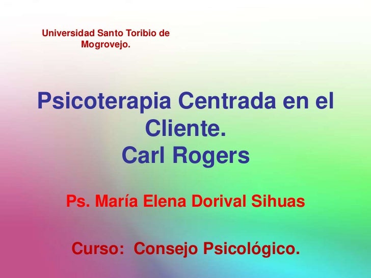 Psicoterapia centrada en el cliente libro pdf el