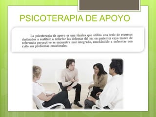 PSICOTERAPIA DE APOYO
 