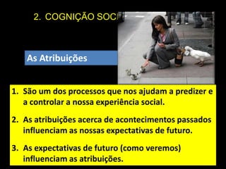 A ordem de apresentação das características numa lista influencia as impressõesCOGNIÇÃO SOCIALAs ImpressõesOutra Experiência de Asch4
