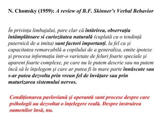 Psihologia Si Stiintele Cognitive