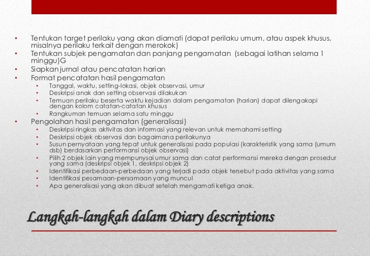 Psikodiagnostik Observasi