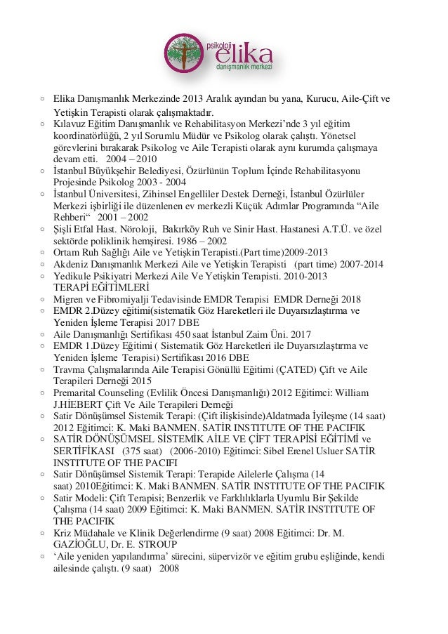 Psikolog Meryem Gül EREN (Elika Psikoloji)