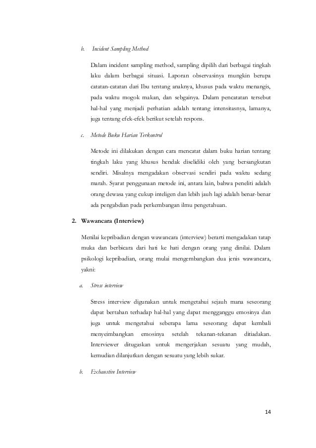 Psikologi Kepribadian