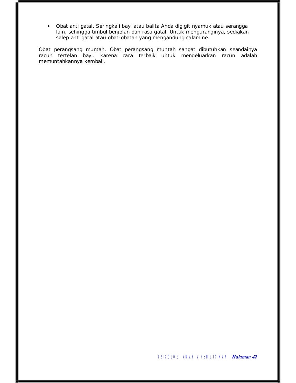 Psikologi anak & pendidikan