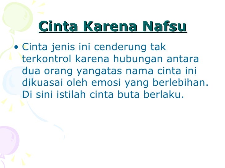 Kata Kata Cinta Hanya Karena Nafsu  Kata Kata Mutiara