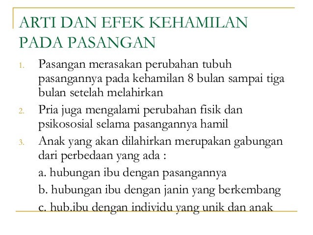 psikologi kehamilan psikologi kehamilan