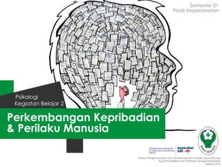 Perkembangan Kepribadian
& Perilaku Manusia
Semester 01
Kegiatan Belajar 2
Psikologi
Badan Pengembangan dan Pemberdayaan Sumber Daya Manusia
Pusat Pendidikan dan Pelatihan Tenaga Kesehatan
Jakarta 2013
Prodi Keperawatan
 