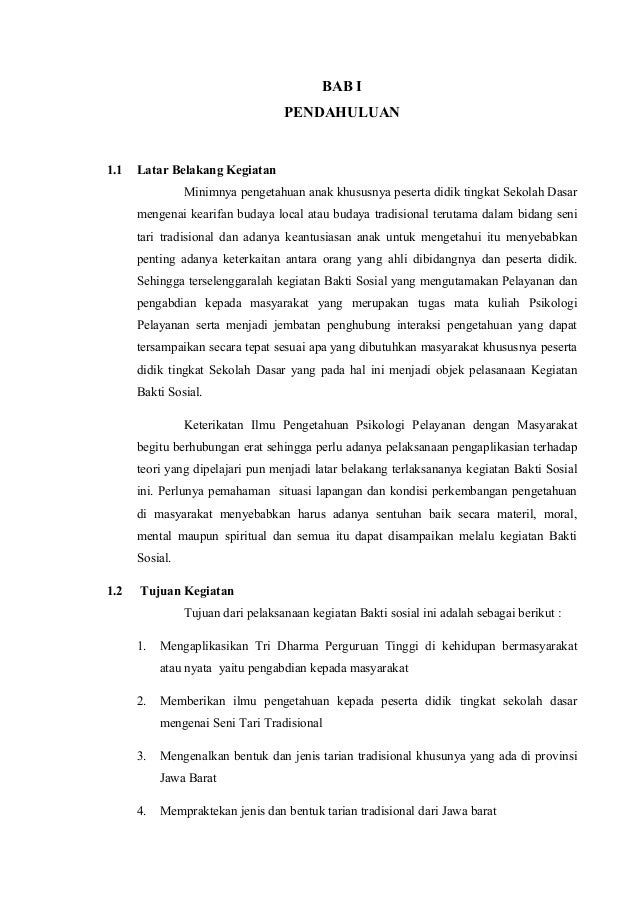 Contoh Laporan Kegiatan Bakti Sosial Di Panti Asuhan