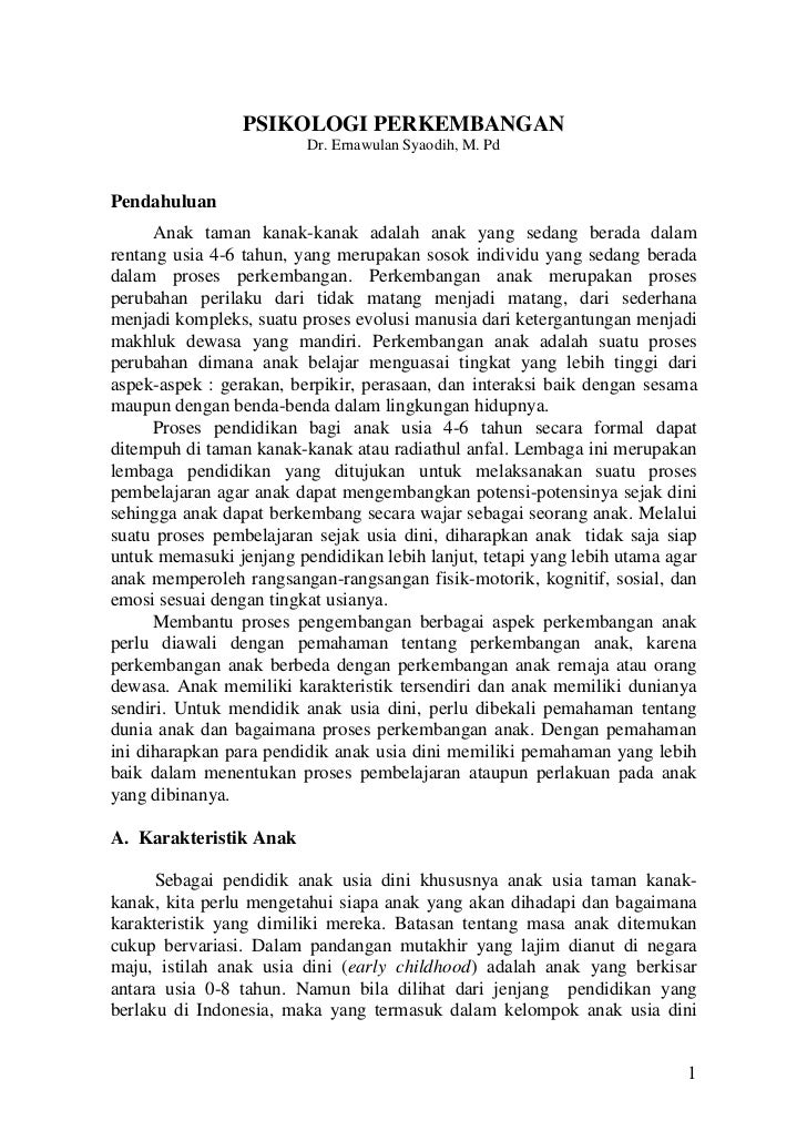 Psikologi Perkembangan