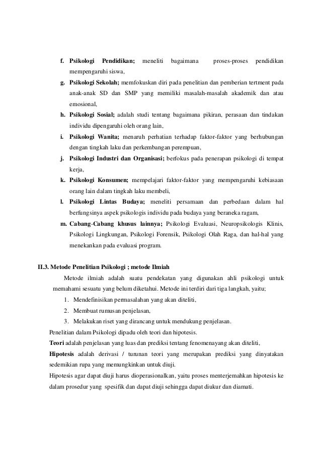 Apa Itu Psikologi