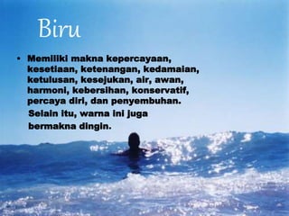 Psikologi warna digunakan dalam dunia desain | PPT