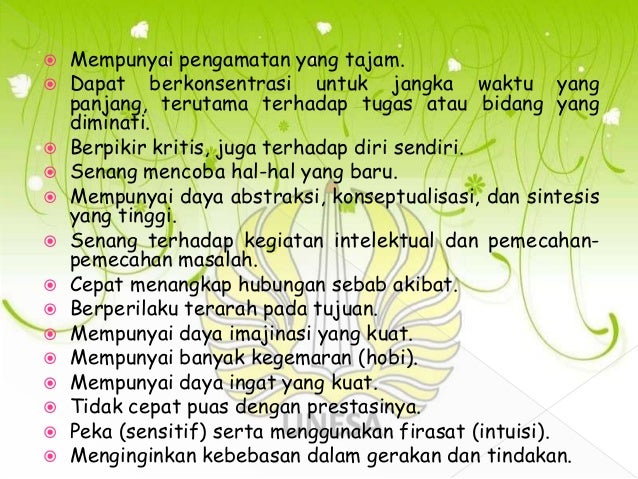 ANAK BERKEBUTUHAN KHUSUS DAN ANAK BERBAKAT