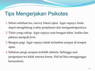 Langkah Persiapan Psikotes yang Tidak Boleh Anda Lewatkan