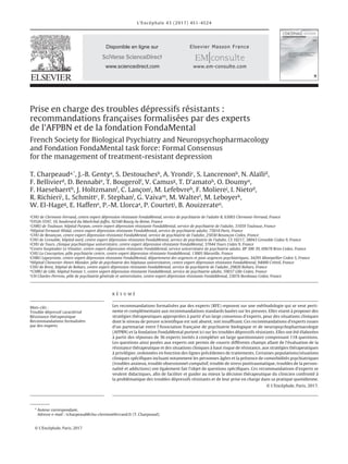 L’Encéphale 43 (2017) 4S1-4S24
* Auteur correspondant.
Adresse e-mail : tcharpeaud@chu-clermontferrand.fr (T. Charpeaud).
...
