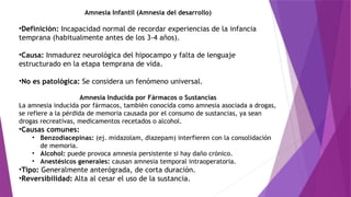 Amnesia Infatil Psiquiatriaaaaaaaaaaaaaaaaaaaaaaaaaaaa .pptx