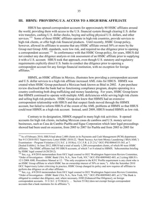 HSBC AML Case History | PDF