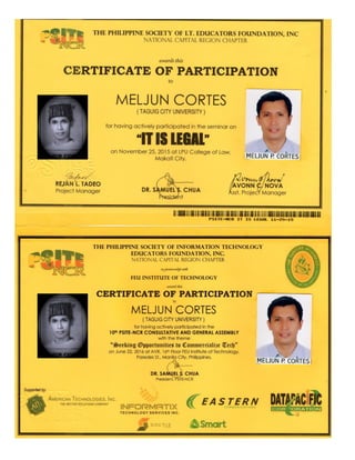 PSITE certificate_it_is_legal_seeking_opportunities_to_commercialize