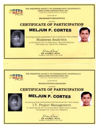 PSITE certificate_it_project_mgmt_business_analytics