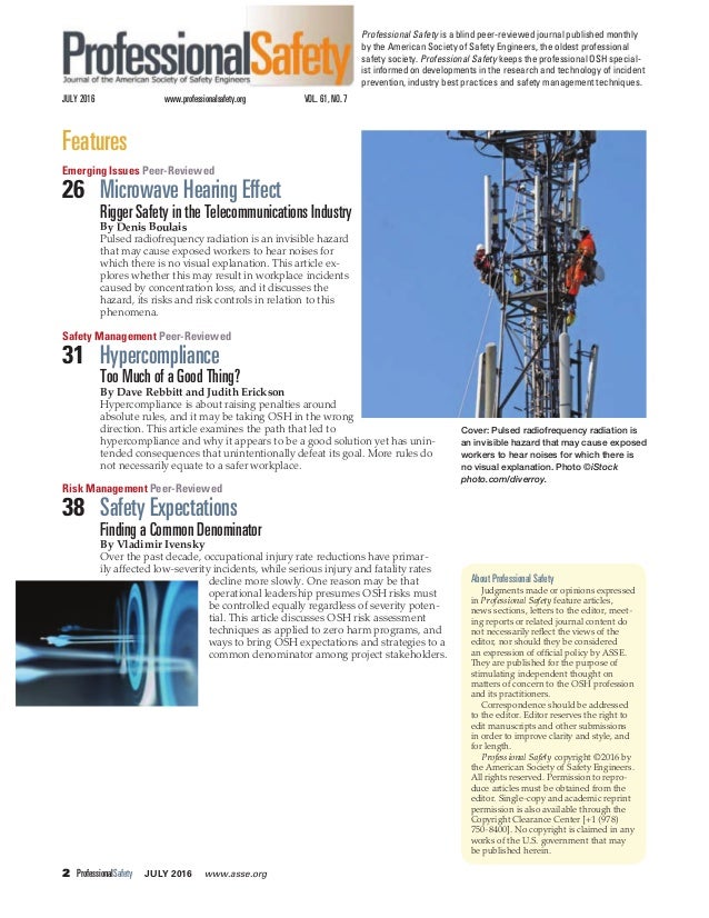 Safety Expectations Finding the Common Denominator