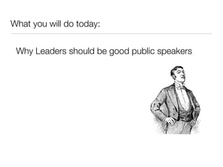 Public Speaking for Leaders