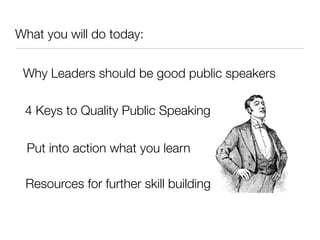 Public Speaking for Leaders