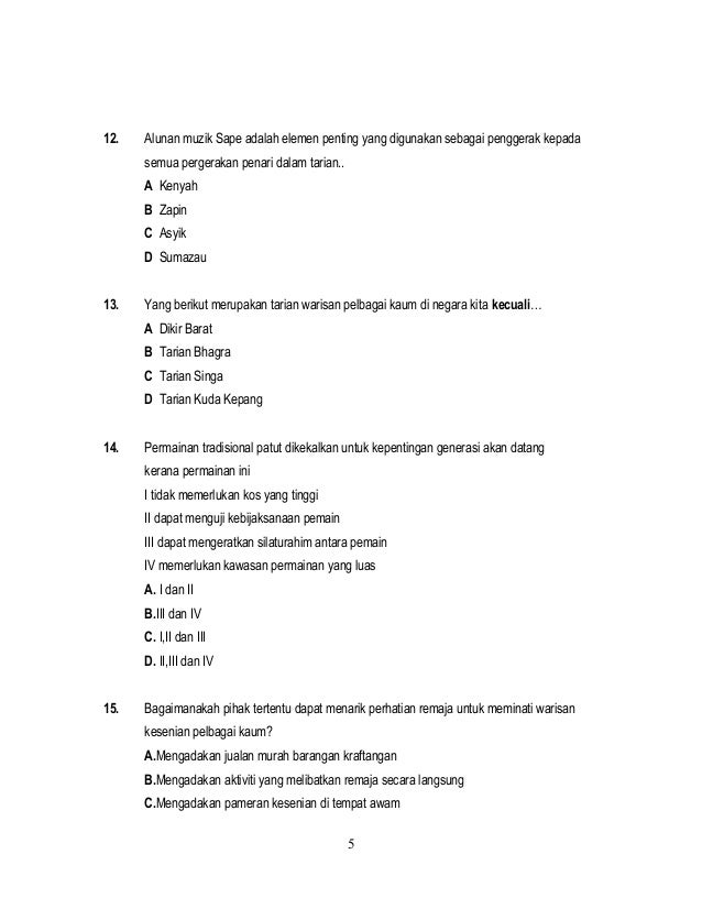 Psk final year tingkatan 2