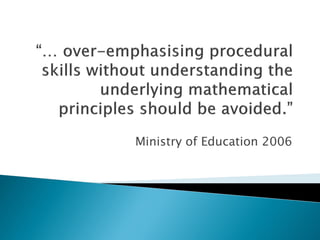 Ministry of Education 2006
 