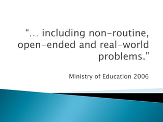 Ministry of Education 2006
 