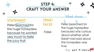 Psle weekend 2019 | Tackling 3 Important Question Types in Comprehension: True/False, Referencing and Sequencing