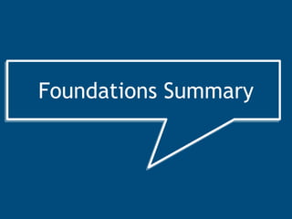Probabilistic Soft Logic
Foundations Summary
 