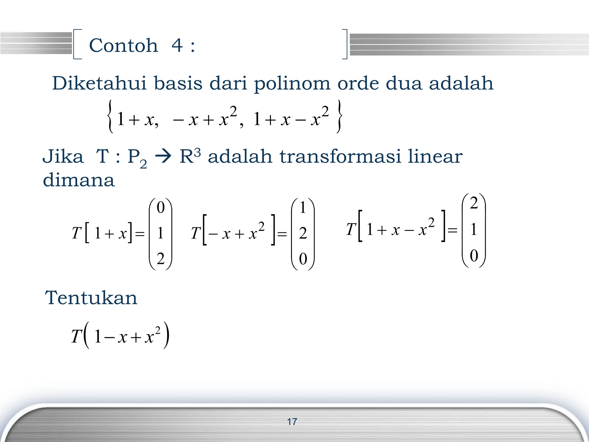 transformasi_linear.pdf tranformasi linier | PDF