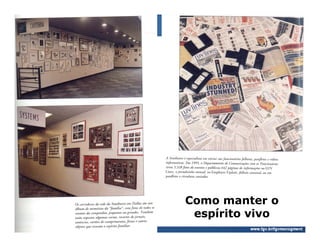 Como manter o
 espírito vivo
 