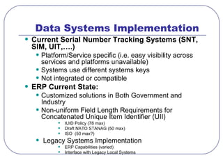 Asset Management Using Item Unique Identification (IUID) | PPT