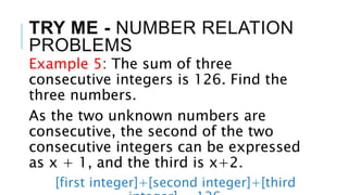 Problem Solving, Mathematical Investigation and Modelling - Topic 1 | PPTX