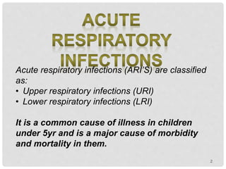 ARI's and INFLUENZA | PPTX