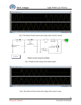 Power System Modeling and Simulation lab manual | PDF