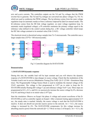 Power System Modeling and Simulation lab manual | PDF