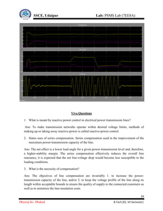 Power System Modeling and Simulation lab manual | PDF