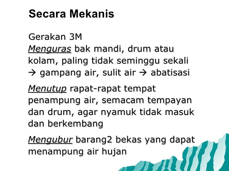 Pemberantasan Sarang Nyamuk