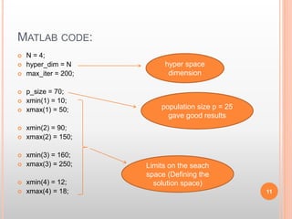 Particle Swarm Optimization (A Circuit Optimization Problem) | PPTX