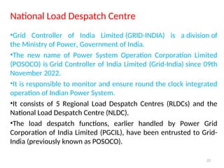 Comprehensive Overview of Power System Operation and Control in India | PPT