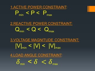 Power System Operation and Control | PPTX