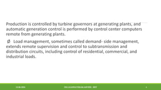 Power System Control Computer System PSOC Computer Control Of Power system .ppt