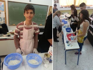 Παρασκευή ψωμιού στο 10ο Γυμνάσιο Νίκαιας