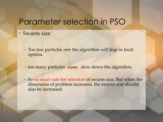 Particle swarm optimization | PPTX