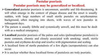 Generalized Unwell Psoriasis | PPTX